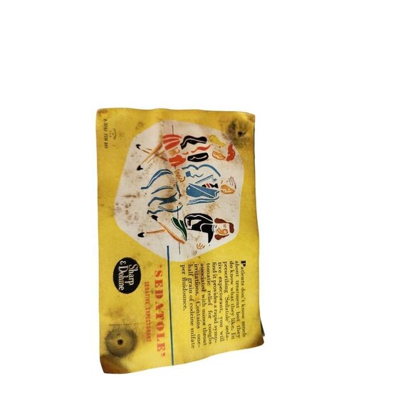 Vintage Wood Spice Container, Tea Canister With Lid & Sedatole Sharp & Dohme Ad - Picture 8 of 13